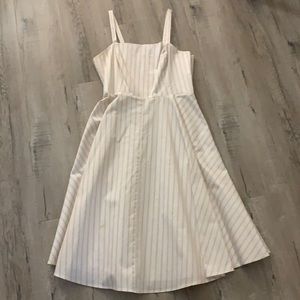 Dress by Leith. Goes past the knees and is a very versatile dress